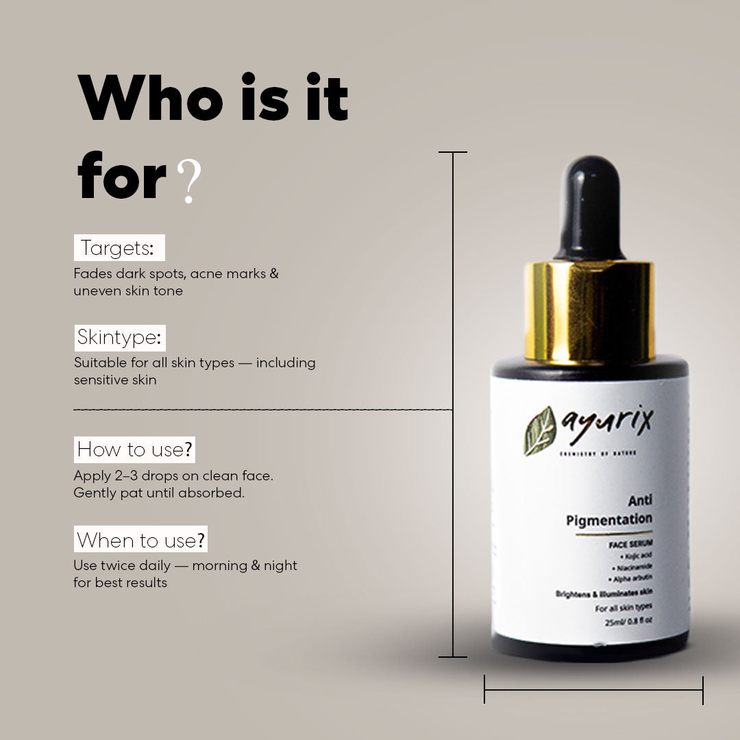 Ayurix Anti pigmentation face serum